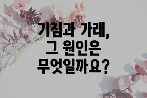 기침과 가래, 그 원인은 무엇일까요?