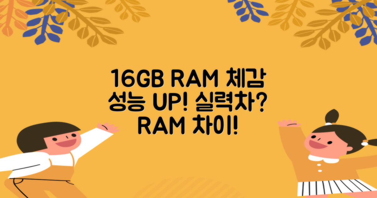 16GB RAM 체감 성능