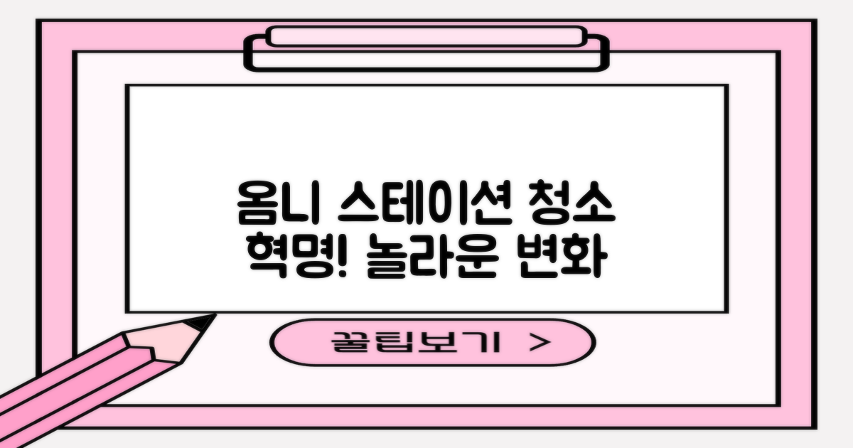 옴니 스테이션, 청소의 혁신?