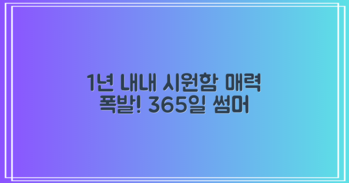 365일 시원한 매력