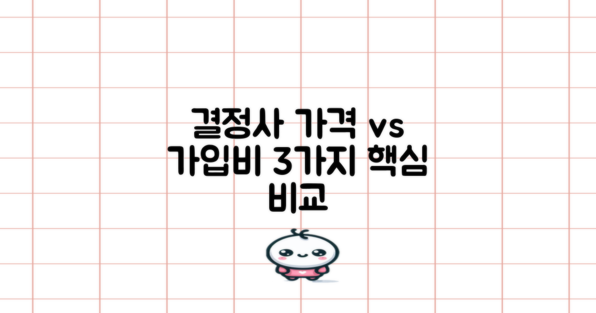 결정사 가격 & 가입비, 무엇이 다를까? 3가지 핵심 비교