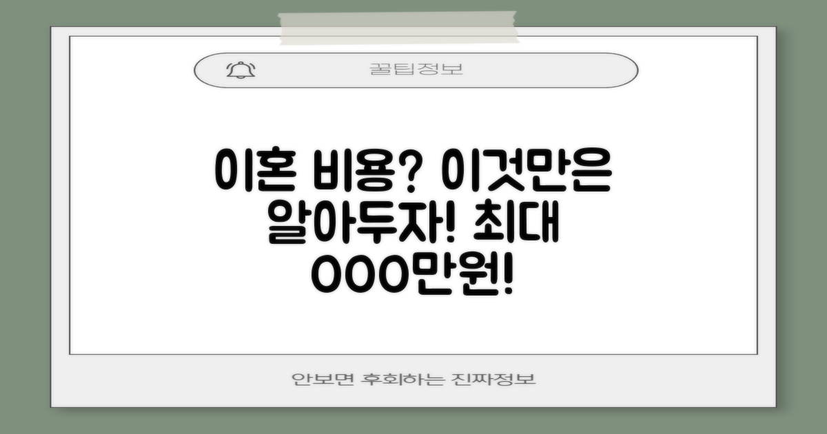 현실적인 이혼 소송 비용, 얼마까지 예상해야 할까?