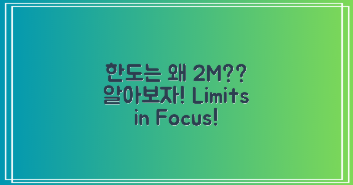 한도는 왜 200만원일까?