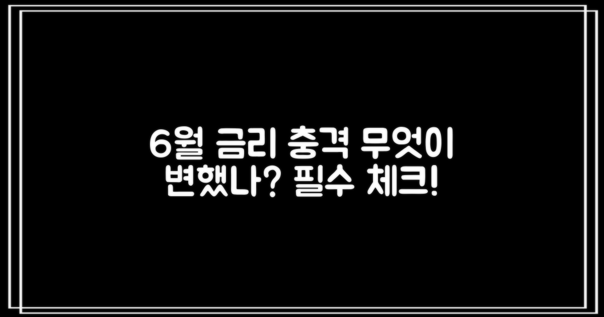 6월 중순 금리, 이전과 무엇이 다른가