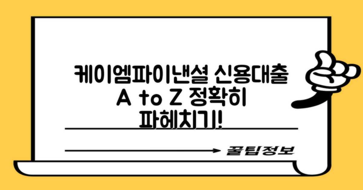 케이엠파이낸셜서비스대부: 신용대출 이해