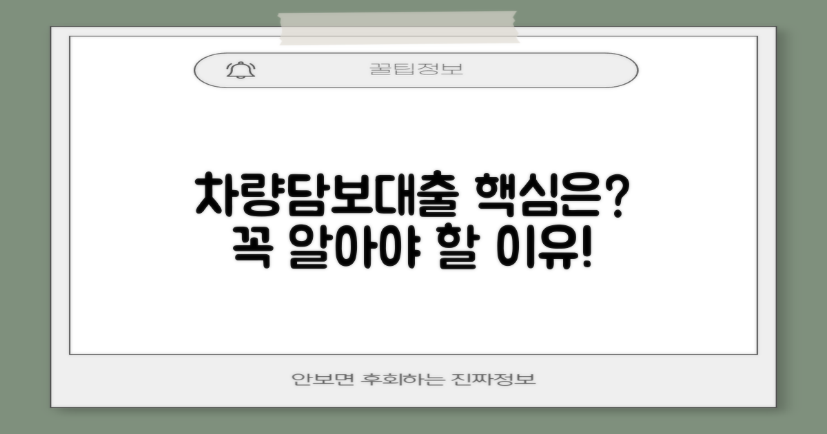 차량담보대출, 왜 중요할까?