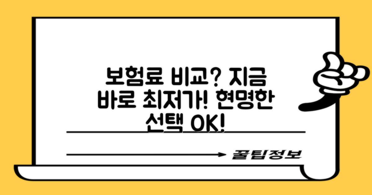 현명한 보험료, 지금 바로 비교하세요!